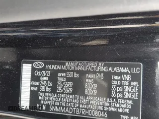 2024 Genesis GV70 2.5T z VIN 5NMMADTB7RH008046, wystawiony jako Copart lot #48732555 z przebiegiem 11 384 mil mil oraz Szkoda całkowita • Salvage title. Historia ofert i sprzedaży dostępna na DreamBid. Obrazek 16.
