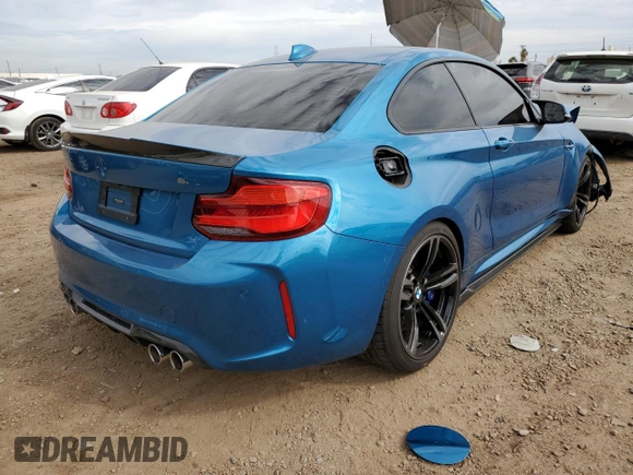 2018 BMW M2 z VIN WBS1J5C57JVD36167, wystawiony jako Copart lot #64653092 z przebiegiem 44 038 mil mil oraz . Historia ofert i sprzedaży dostępna na DreamBid. Obrazek 4.