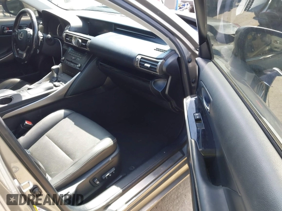 2015 Lexus IS 250 with VIN JTHBF1D2XF5077994, listed as a IAAI auction lot 41905643 with 86,977 mi miles and . Bid and sale history available at carsss.com. Image 5.