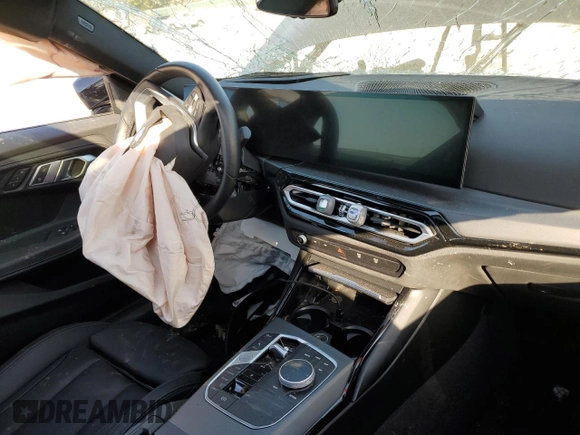2023 BMW 2 Series 230i xDrive with VIN 3MW33CM00P8D27298, listed as a Copart auction lot 71089464 with 0 mi miles and Salvage Title. Bid and sale history available at carsss.com. Image 8.