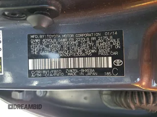2014 Toyota Prius with VIN JTDKN3DP1E3056795, listed as a Copart auction lot 61605975 with 211,392 mi miles and Salvage title. Bid and sale history available at DreamBid. Image 14.