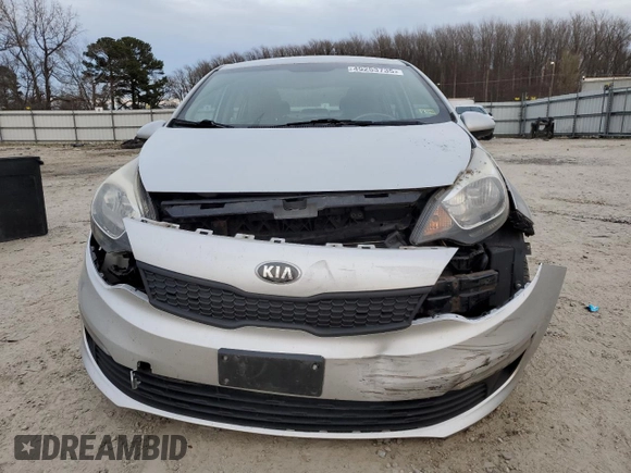 2016 Kia Rio LX with VIN KNADM4A34G6544141, listed as a Copart auction lot 49253735 with 109,885 mi miles and Salvage Title. Bid and sale history available at carsss.com. Image 5.