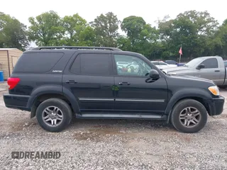 2006 Toyota Sequoia Limited with VIN 5TDZT38AX6S275829, listed as a IAAI auction lot 39725730 with 310,011 mi miles and . Bid and sale history available at DreamBid. Image 13.