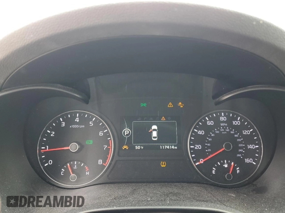2016 Kia Optima SXL Turbo with VIN 5XXGV4L20GG037840, listed as a Copart auction lot 52806045 with 117,414 mi miles and Salvage title. Bid and sale history available at DreamBid. Image 9.