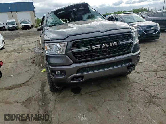 2022 Ram 1500 Big Horn with VIN 1C6SRFMT7NN155488, listed as a Copart auction lot 57314905 with 57,444 mi miles and Non repairable. Bid and sale history available at DreamBid. Image 13.
