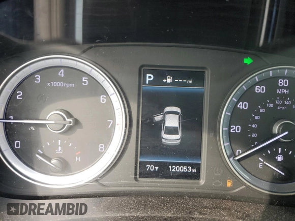 2018 Hyundai Sonata SEL with VIN 5NPE34AF6JH640922, listed as a Copart auction lot 50933295 with 120,053 mi miles and Clean Title. Bid and sale history available at DreamBid. Image 9.