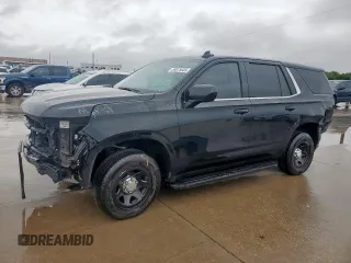 2021 Chevrolet Tahoe Commercial with VIN 1GNSCLED8MR349252, listed as a Copart auction lot 59875635 with 45,162 mi miles and Salvage title. Bid and sale history available at DreamBid. Image 1.