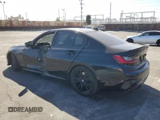 2021 BMW 3 Series M340i with VIN 3MW5U7J08M8C10288, listed as a Copart auction lot 47652205 with 39,866 mi miles and Salvage Title. Bid and sale history available at carsss.com. Image 2.