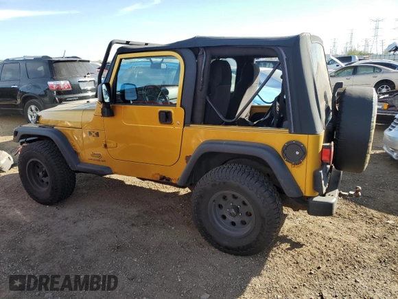 2003 Jeep Wrangler X with VIN 1J4FA39S73P348154, listed as a Copart auction lot 73611224 with 168,404 mi miles and Clean Title. Bid and sale history available at carsss.com. Image 2.