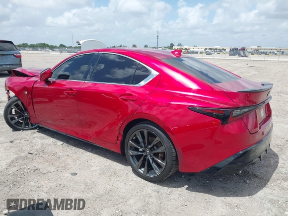 2022 Lexus IS 350 F Sport z VIN JTHGZ1B29N5049764, wystawiony jako IAAI lot #41948176 z przebiegiem 32 264 mil mil oraz . Historia ofert i sprzedaży dostępna na DreamBid. Obrazek 3.