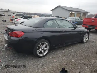 2018 BMW 4 Series 430i xDrive with VIN WBA4Z3C52JEA31741, listed as a Copart auction lot 83832124 with 46,386 mi miles and Salvage Title. Bid and sale history available at DreamBid. Image 3.