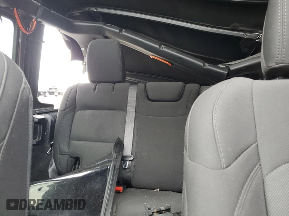 2019 Jeep Wrangler Unlimited Sport S with VIN 1C4HJXDG4KW621287, listed as a Copart auction lot 63123175 with 86,412 mi miles and Salvage title. Bid and sale history available at DreamBid. Image 10.