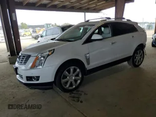 2015 Cadillac SRX Premium Collection with VIN 3GYFNDE32FS522436, listed as a Copart auction lot 47497855 with 0 mi miles and Salvage Title. Bid and sale history available at carsss.com. Image 1.
