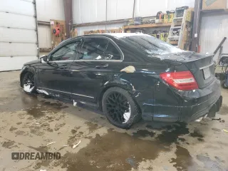 2012 Mercedes-Benz C 300 Sport with VIN WDDGF8BB8CA607942, listed as a Copart auction lot 45365505 with 250,147 mi miles and Salvage title. Bid and sale history available at DreamBid. Image 2.