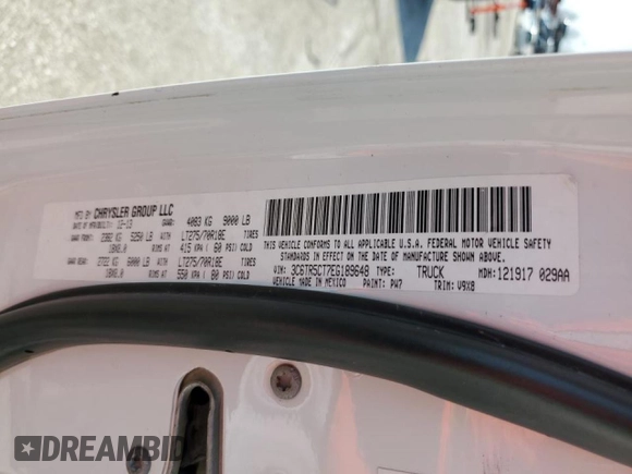 2014 Ram 2500 Tradesman with VIN 3C6TR5CT7EG189648, listed as a Copart auction lot 48756035 with 117,061 mi miles and Clean title. Bid and sale history available at DreamBid. Image 12.