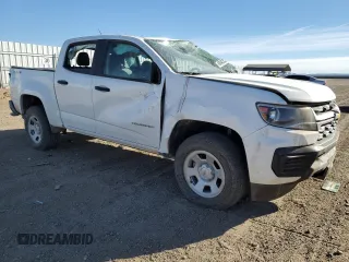 2022 Chevrolet Colorado 4WD Work Truck with VIN 1GCGTBEN7N1127755, listed as a Copart auction lot 88403365 with 9,090 mi miles and Salvage title. Bid and sale history available at DreamBid. Image 4.