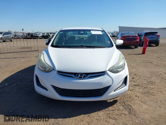 2016 Hyundai Elantra SE with VIN 5NPDH4AE7GH765831, listed as a IAAI auction lot 42095598 with 120,764 mi miles and . Bid and sale history available at DreamBid. Image 12.