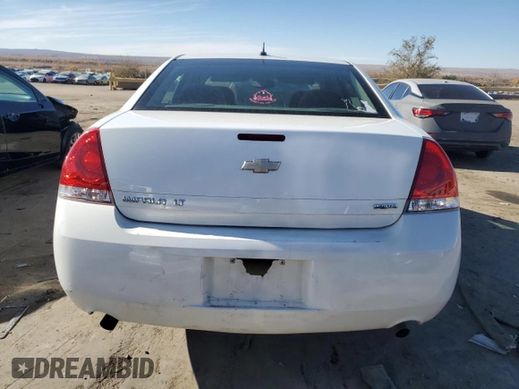 2016 Chevrolet Impala LT with VIN 2G1WB5E36G1138332, listed as a Copart auction lot 81624244 with 192,058 mi miles and Salvage title. Bid and sale history available at DreamBid. Image 6.