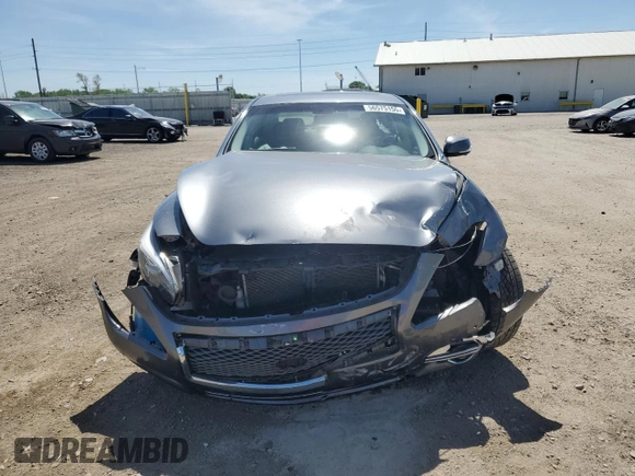 2017 Infiniti Q70 3.7 with VIN JN1BY1PR5HM210645, listed as a Copart auction lot 56575155 with 57,580 mi miles and Salvage title. Bid and sale history available at DreamBid. Image 5.