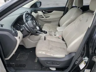 2017 Nissan Rogue SV with VIN JN1BJ1CR2HW110355, listed as a Copart auction lot 56955865 with 115,554 mi miles and Salvage title. Bid and sale history available at DreamBid. Image 7.