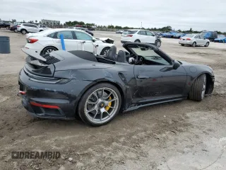 2023 Porsche 911 Turbo with VIN WP0CD2A93PS263575, listed as a Copart auction lot 41777665 with 0 mi miles and Salvage Title. Bid and sale history available at carsss.com. Image 3.