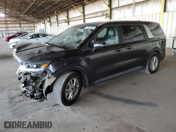 2022 Kia Carnival LXS with VIN KNDNB4H38N6171203, listed as a Copart auction lot 73063604 with 58,371 mi miles and Salvage Title. Bid and sale history available at carsss.com. Image 1.