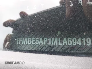 2021 Ford Bronco z VIN 1FMDE5AP1MLA69419, wystawiony jako IAAI lot #42276822 z przebiegiem 29 734 mil mil oraz . Historia ofert i sprzedaży dostępna na DreamBid. Obrazek 12.