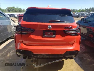 2023 BMW X3 M with VIN 5YM13EC0XP9R08389, listed as a Copart auction lot 60077684 with 27,959 mi miles and Salvage Title. Bid and sale history available at carsss.com. Image 6.
