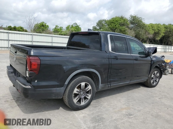 2017 Honda Ridgeline RTL with VIN 5FPYK2F51HB001058, listed as a Copart auction lot 55753865 with 113,539 mi miles and Clean title. Bid and sale history available at DreamBid. Image 3.