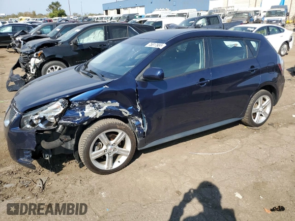 2009 Pontiac Vibe w/1SB with VIN 5Y2SP67029Z464784, listed as a Copart auction lot 75817904 with 117,560 mi miles and Clean Title. Bid and sale history available at carsss.com. Image 1.