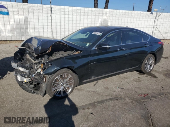 2018 Genesis G80 3.8L with VIN KMHGN4JE6JU225160, listed as a Copart auction lot 85454134 with 67,994 mi miles and Salvage Title. Bid and sale history available at carsss.com. Image 1.