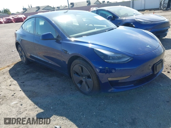 2023 Tesla Model 3 Long Range with VIN 5YJ3E1EB0PF620745, listed as a IAAI auction lot 42010603 with 39,846 mi miles and . Bid and sale history available at DreamBid. Image 1.