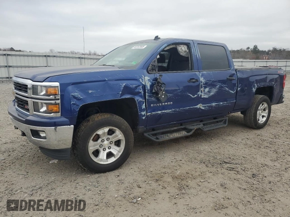 2014 Chevrolet Silverado 1500 LT with VIN 1GCUKREC3EF195504, listed as a Copart auction lot 49352085 with 128,235 mi miles and Salvage Title. Bid and sale history available at DreamBid. Image 1.