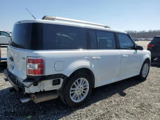 2014 Ford Flex SEL with VIN 2FMGK5C82EBD45510, listed as a Copart auction lot 48951795 with 119,038 mi miles and Salvage Title. Bid and sale history available at carsss.com. Image 3.
