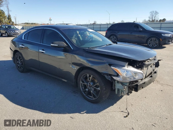 2012 Nissan Maxima S with VIN 1N4AA5AP2CC857116, listed as a Copart auction lot 89120395 with 184,718 mi miles and Salvage Title. Bid and sale history available at DreamBid. Image 4.