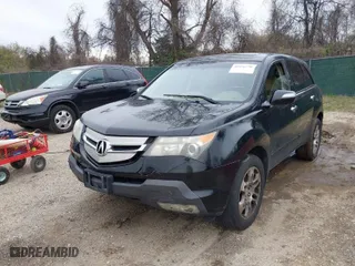 2009 Acura MDX Tech Pkg with VIN 2HNYD28649H505165, listed as a IAAI auction lot 41956746 with 193,327 mi miles. Bid and sale history available at carsss.com. Image 6.