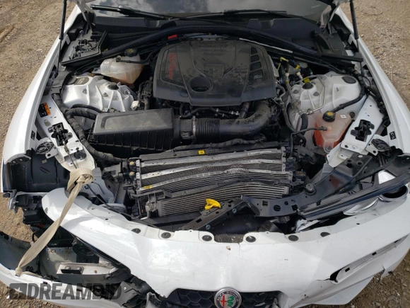 2020 Alfa Romeo Giulia Ti with VIN ZARFANBN2L7636661, listed as a Copart auction lot 69592394 with 53,731 mi miles and Salvage Title. Bid and sale history available at carsss.com. Image 11.