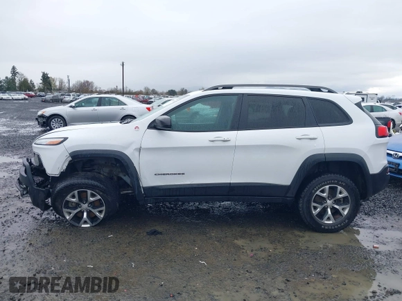 2018 Jeep Cherokee Trailhawk with VIN 1C4PJMBBXJD567022, listed as a IAAI auction lot 41834618 with 41,017 mi miles and . Bid and sale history available at DreamBid. Image 14.