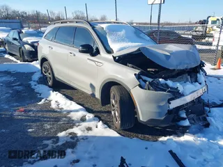 2023 Kia Sorento X-Line EX with VIN 5XYRHDLF8PG177598, listed as a IAAI auction lot 41289002 with 51,159 mi miles. Bid and sale history available at carsss.com. Image 1.