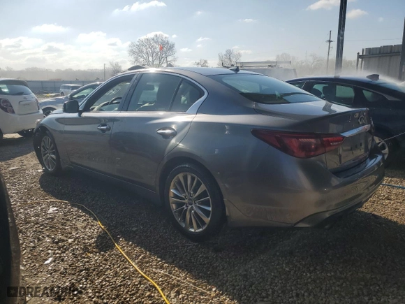 2018 Infiniti Q50 3.0t SPORT with VIN JN1EV7AR5JM442508, listed as a Copart auction lot 46638545 with 68,638 mi miles and Salvage Title. Bid and sale history available at carsss.com. Image 2.