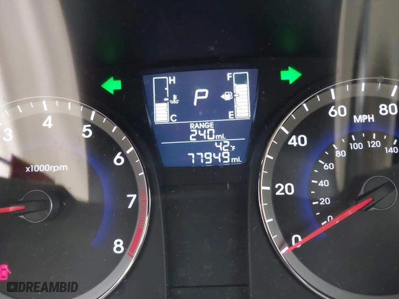 2017 Hyundai Accent SE with VIN KMHCT4AE0HU225010, listed as a IAAI auction lot 41563585 with 77,949 mi miles. Bid and sale history available at carsss.com. Image 7.