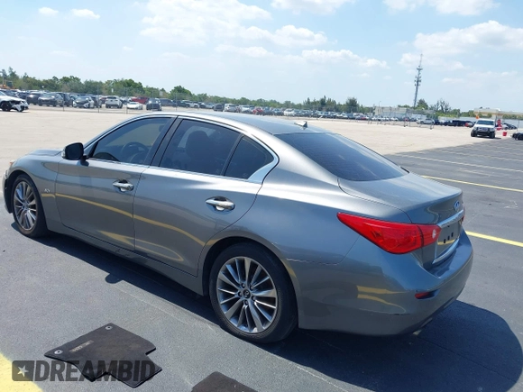 2017 Infiniti Q50 Premium with VIN JN1EV7AP6HM737917, listed as a IAAI auction lot 42288912 with 70,490 mi miles and . Bid and sale history available at DreamBid. Image 3.