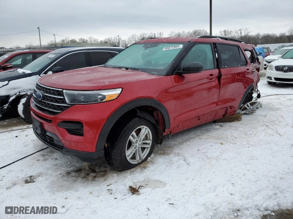 2021 Ford Explorer XLT with VIN 1FMSK8DHXMGB88858, listed as a Copart auction lot 45872965 with 62,501 mi miles and Non Repairable. Bid and sale history available at carsss.com. Image 1.