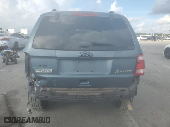 2011 Ford Escape Hybrid with VIN 1FMCU5K37BKC69587, listed as a Copart auction lot 68494964 with 126,353 mi miles and Salvage title. Bid and sale history available at DreamBid. Image 6.