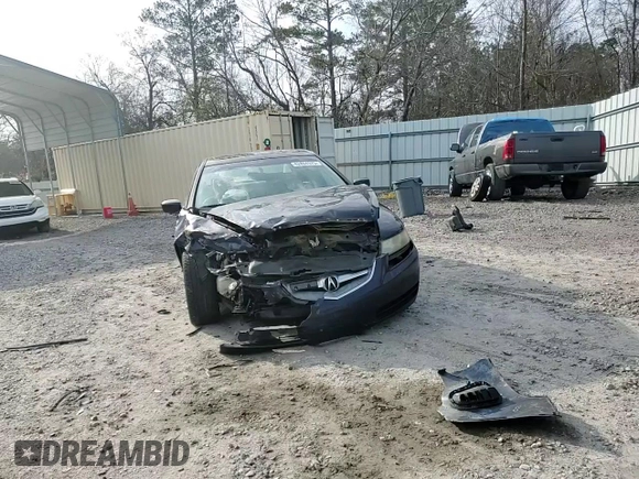 2006 Acura TL with VIN 19UUA66266A025824, listed as a Copart auction lot 42804575 with 215,163 mi miles and Salvage Title. Bid and sale history available at carsss.com. Image 10.