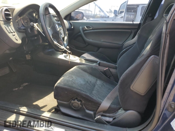 2002 Acura RSX Auto with VIN JH4DC548X2C030807, listed as a Copart auction lot 65178665 with 138,260 mi miles and Salvage title. Bid and sale history available at DreamBid. Image 7.