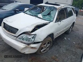 2002 Lexus RX 300 with VIN JTJGF10U320144924, listed as a IAAI auction lot 42216686 with 253,797 mi miles and . Bid and sale history available at DreamBid. Image 2.
