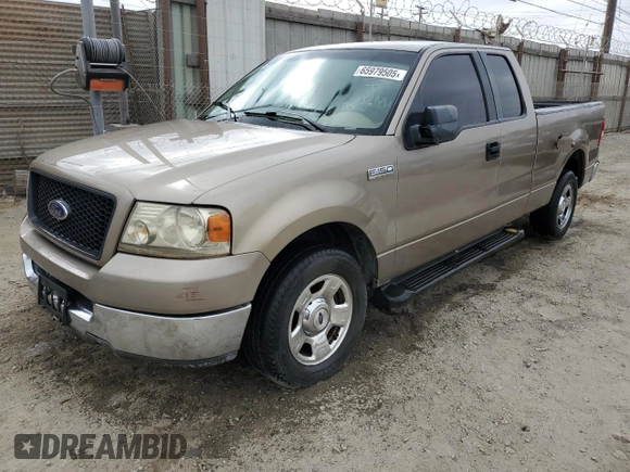 2005 Ford F-150 XLT with VIN 1FTPX12525NA48912, listed as a Copart auction lot 65979505 with 138,493 mi miles and Clean title. Bid and sale history available at DreamBid. Image 1.