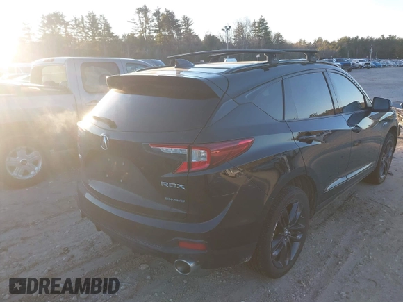 2021 Acura RDX w/A-Spec Package with VIN 5J8TC2H64ML004096, listed as a IAAI auction lot 41088400 with 46,443 mi miles. Bid and sale history available at carsss.com. Image 4.