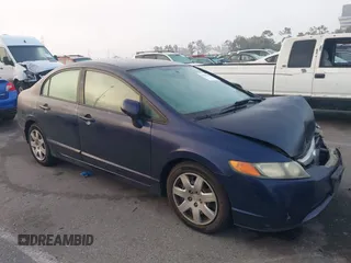 2006 Honda Civic LX z VIN 1HGFA16526L129544, wystawiony jako IAAI lot #42391680 z przebiegiem 98 225 mil mil oraz . Historia ofert i sprzedaży dostępna na DreamBid. Obrazek 1.
